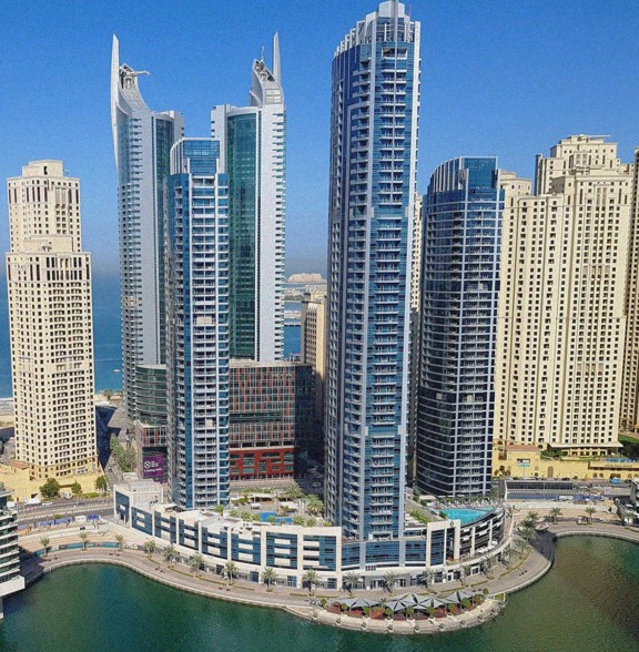 Novasvia and the business HUB of Dubai.